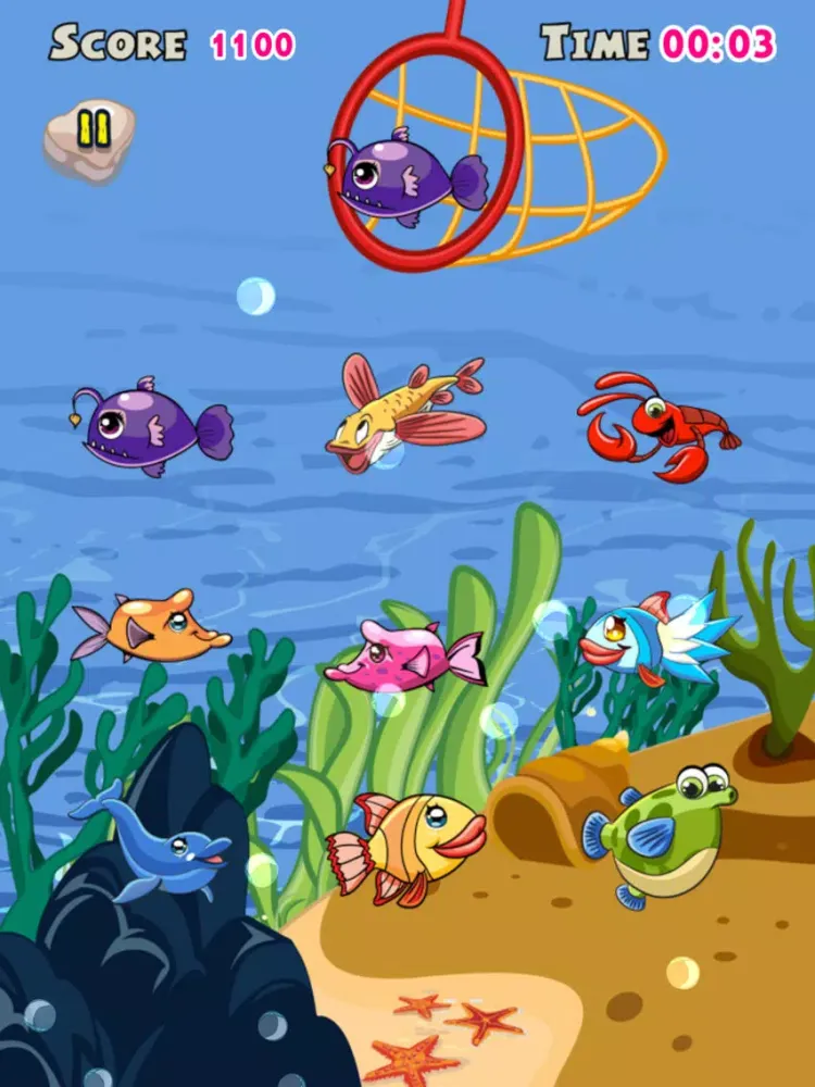 Fishing Free Kids Game iPad  Screenshots