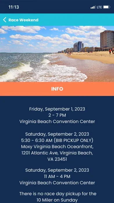 Virginia Beach 10 Miler स्क्रीनशॉट