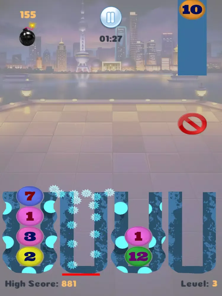 MATHRIS - Pop Balloons iPad  スクリーンショット