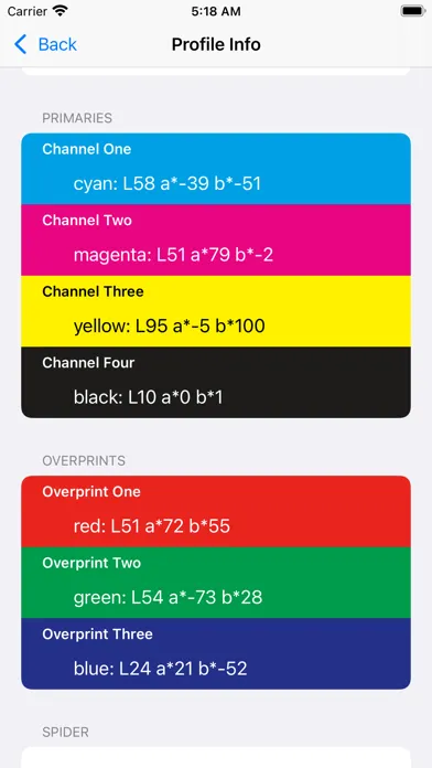 Seeing Color - ICC Profile 스크린샷