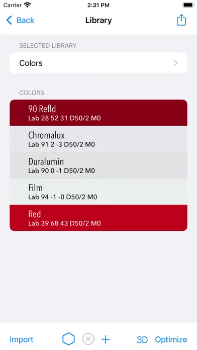 SpeckCheck Mobile Screenshots