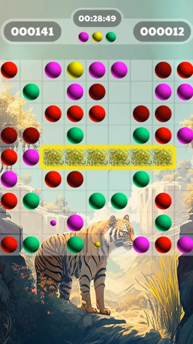 Lines 98: Color Ball Puzzle Screenshots