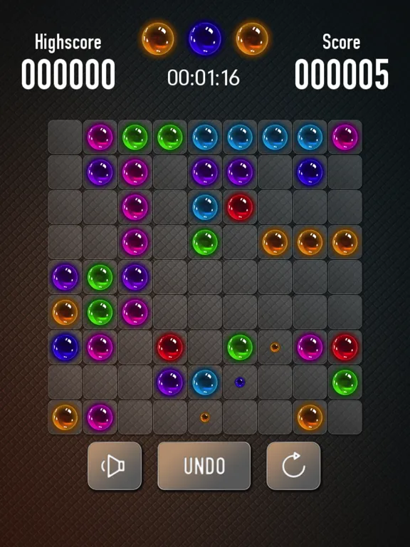 Line 98 Bubble: Color Pearls iPad 应用截图