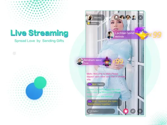 Hala  Voice Chat Community iPad  سکرین شاٹس