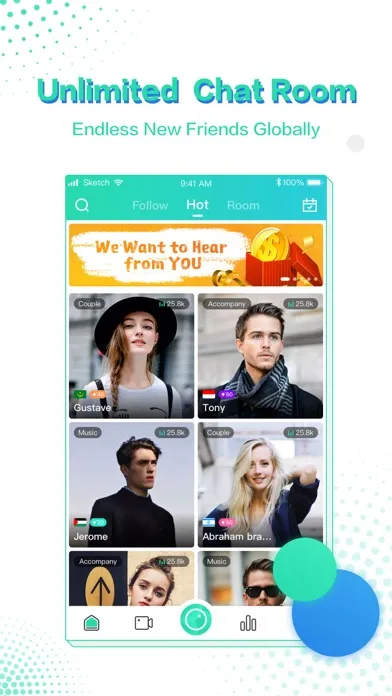 Hala  Voice Chat Community سکرین شاٹس