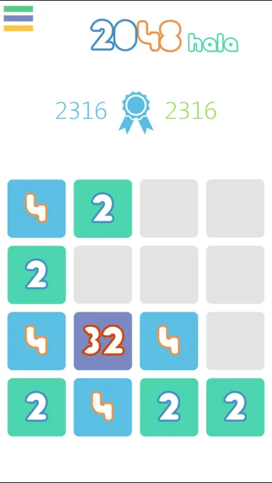 Captures d'écran de 2048 hala - special easy edition inspired by 1010