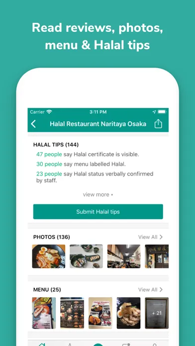 Halal Navi Screenshots