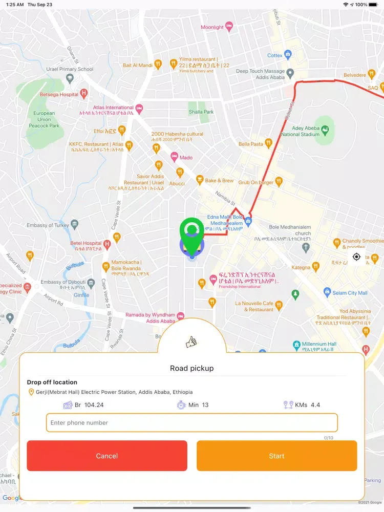 Halal Taxi Driver iPad 应用截图