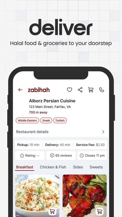 Zabihah: Halal food delivery Screenshots