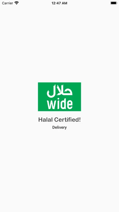 Captures d'écran de HalalWide Delivery