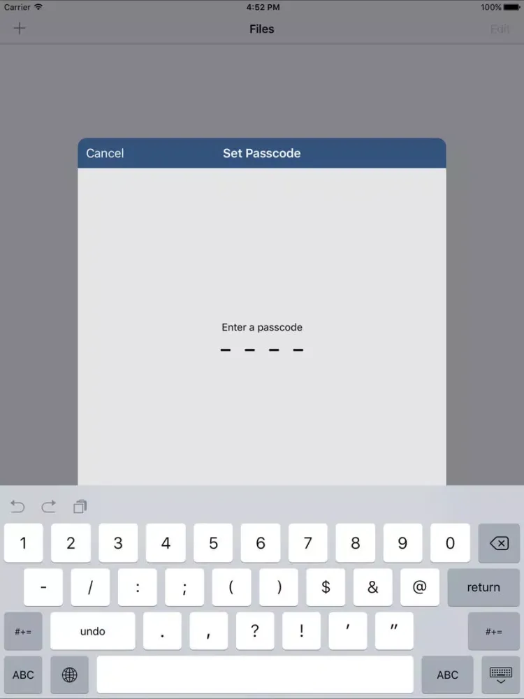 Capturas de tela do oneProtect - Protect your files, photos, videos, notes and contacts iPad 
