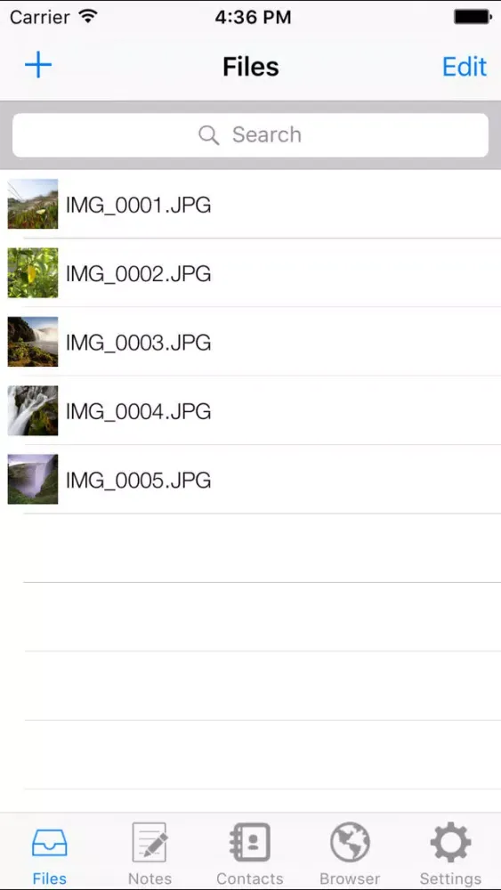 Capturas de tela do oneProtect - Protect your files, photos, videos, notes and contacts