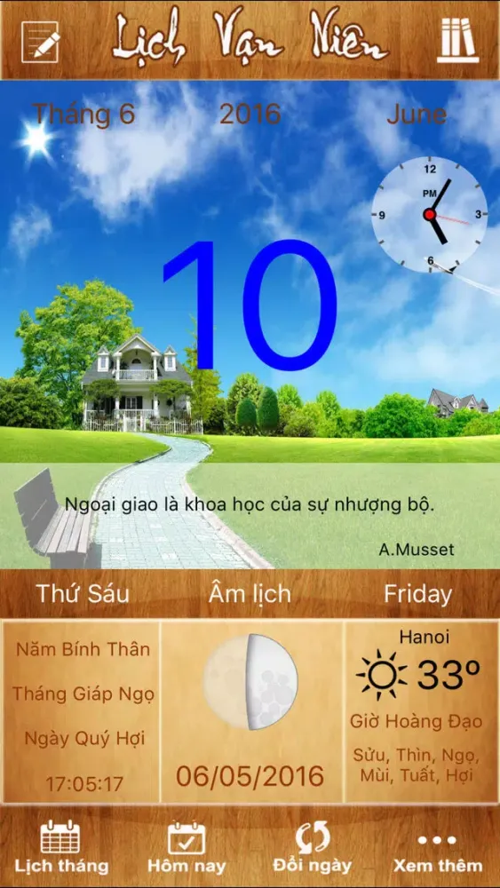 Capturas de pantalla de Viet Calendar Pro (Lunar & Solar Calendar - Lich Viet - Lich Van Nien 2016)