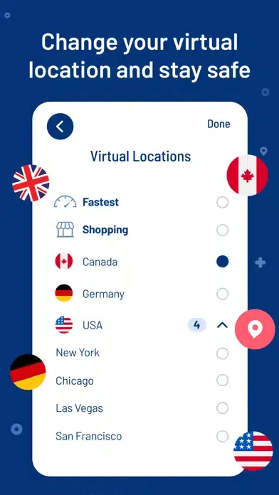 Ảnh chụp màn hình của OX VPN - Fast Private Proxy