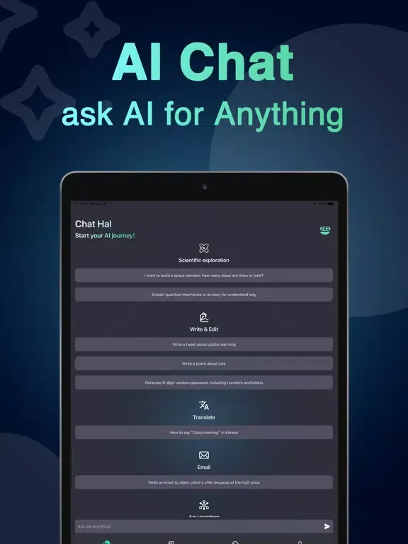 Capturas de tela do Chat Moss-AI Chat Assistant iPad 