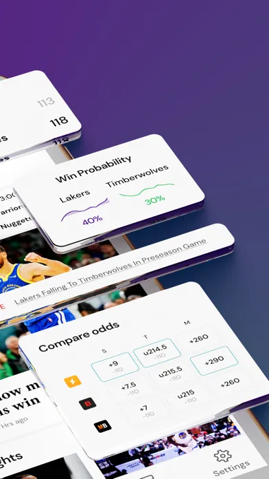 Capturas de tela do AllStar: Sports Scores & Odds