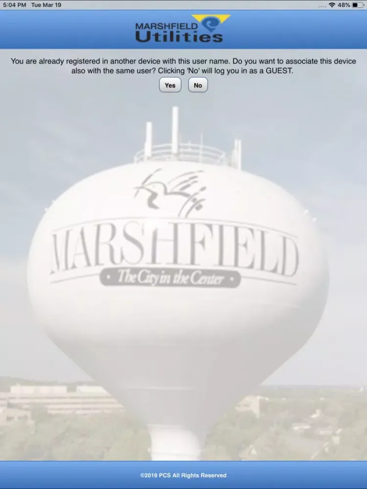 تصاویر Marshfield Utilities iPad 