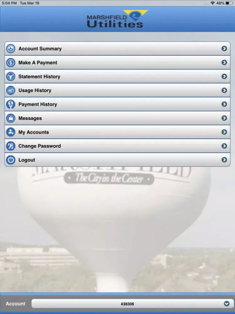تصاویر Marshfield Utilities iPad 
