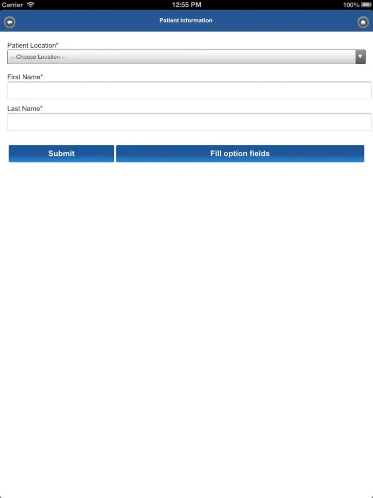 mvi Patient Referral Application iPad  Ekran Görüntüleri