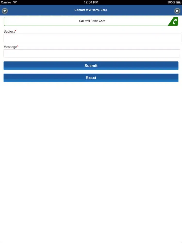 mvi Patient Referral Application iPad  Ekran Görüntüleri