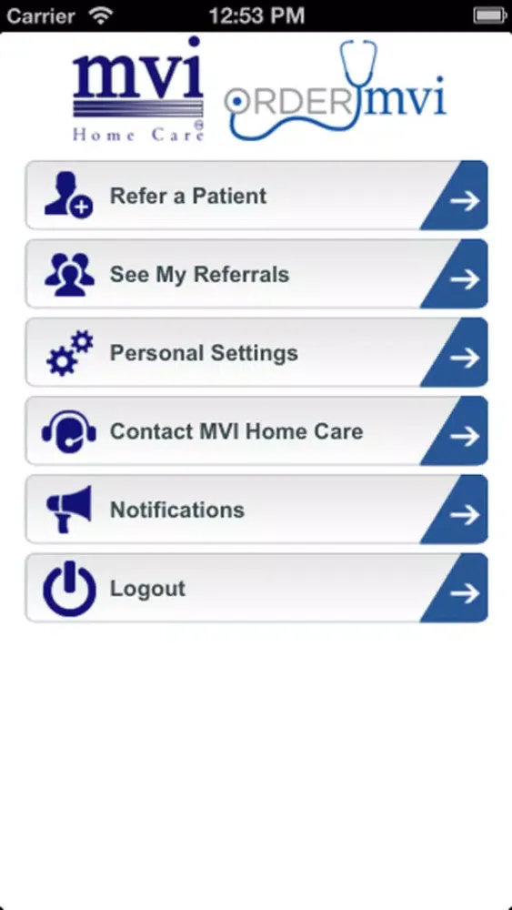 mvi Patient Referral Application Ekran Görüntüleri