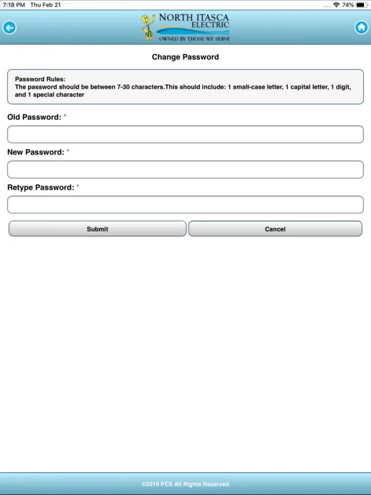 North Itasca Electric iPad  스크린샷