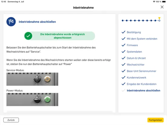 Capturas de pantalla de VARTA.install iPad 