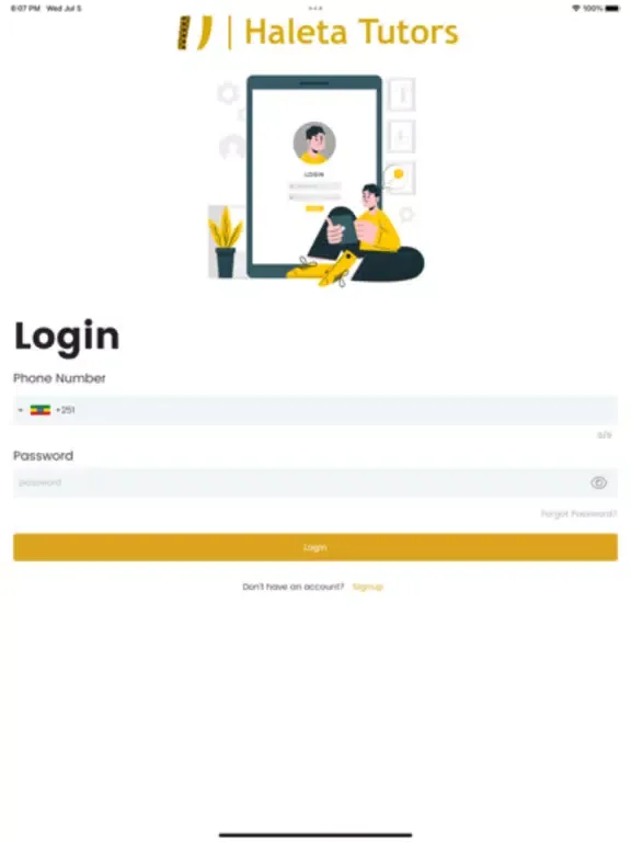 Ảnh chụp màn hình của Haleta Tutors (for tutors) iPad 