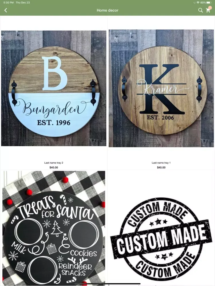 Ảnh chụp màn hình của Haley Lyn Designs iPad 