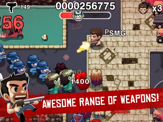 Tangkapan layar Age of Zombies® iPad 