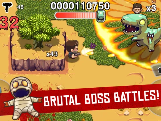 Tangkapan layar Age of Zombies® iPad 
