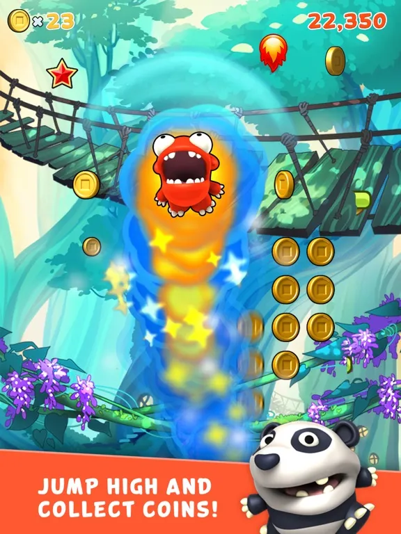 Скриншоты Mega Jump Halfbrick+ iPad 