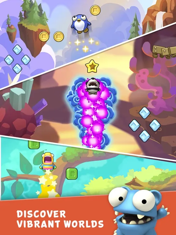 Скриншоты Mega Jump Halfbrick+ iPad 