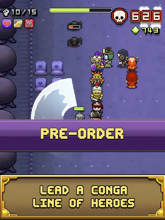 Tangkapan layar Nimble Quest Halfbrick+ iPad