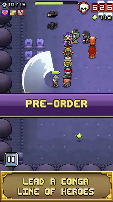 Tangkapan layar Nimble Quest Halfbrick+