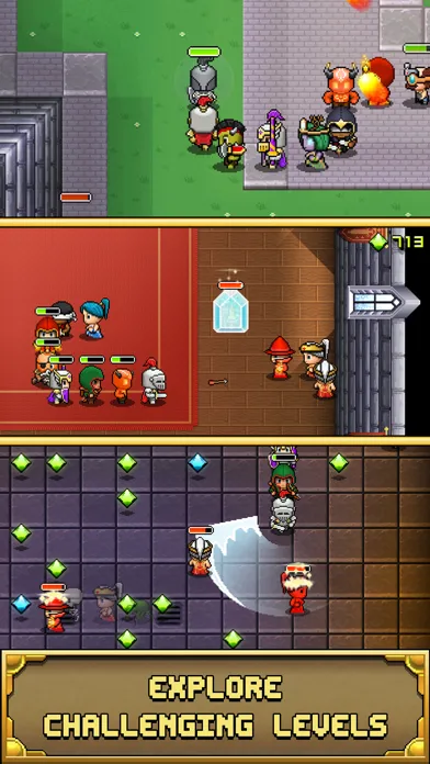 Tangkapan layar Nimble Quest Halfbrick+