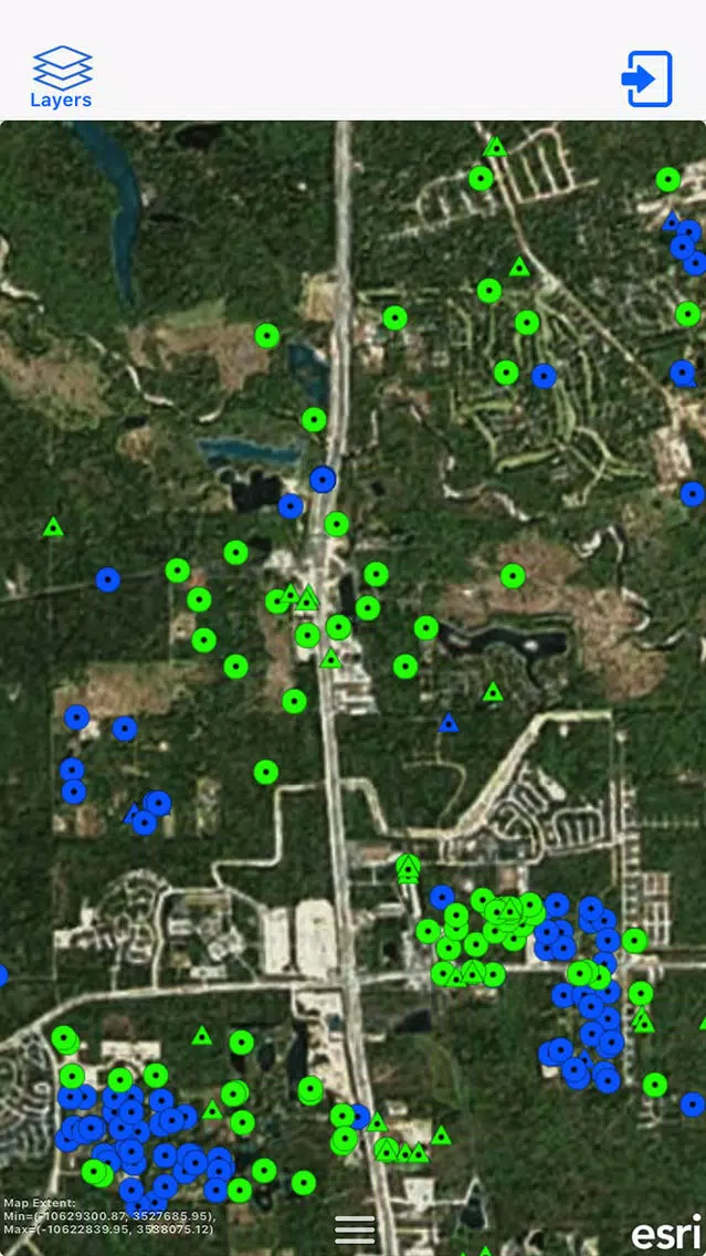 Halff GIS Application スクリーンショット