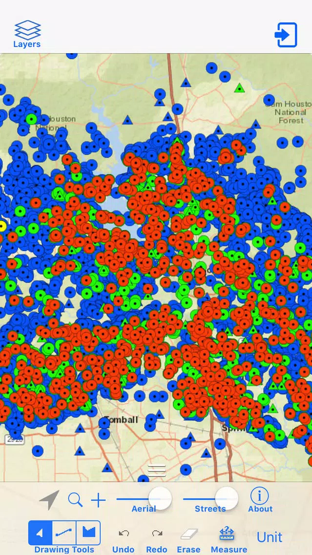 Halff GIS Application スクリーンショット