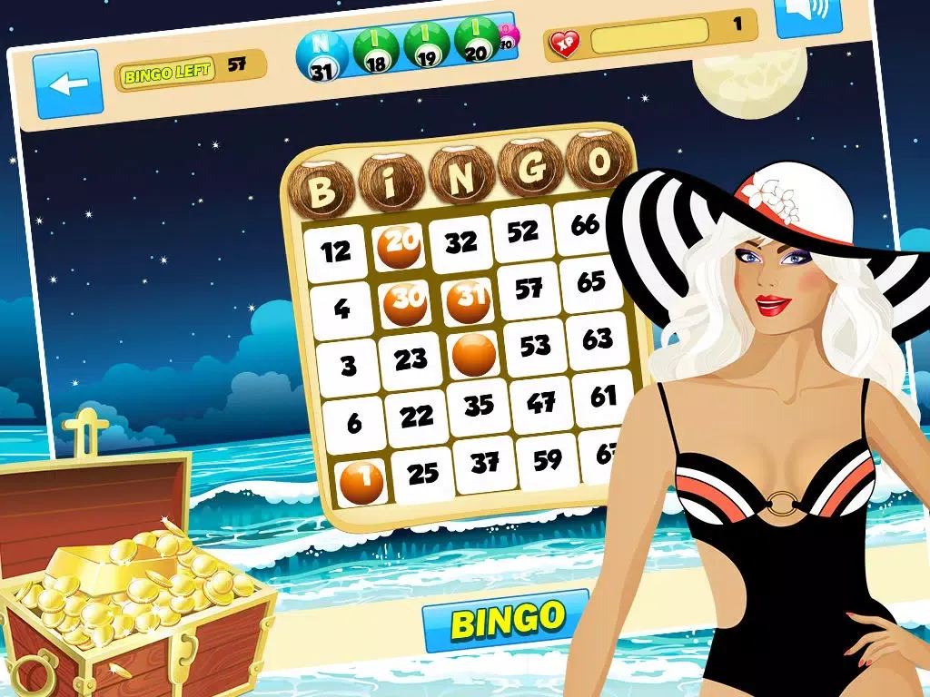 Screenshot di Beach Super Bingo - Free Bingo Game iPad 