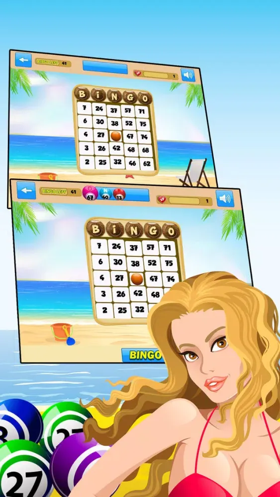 Screenshot di Beach Super Bingo - Free Bingo Game