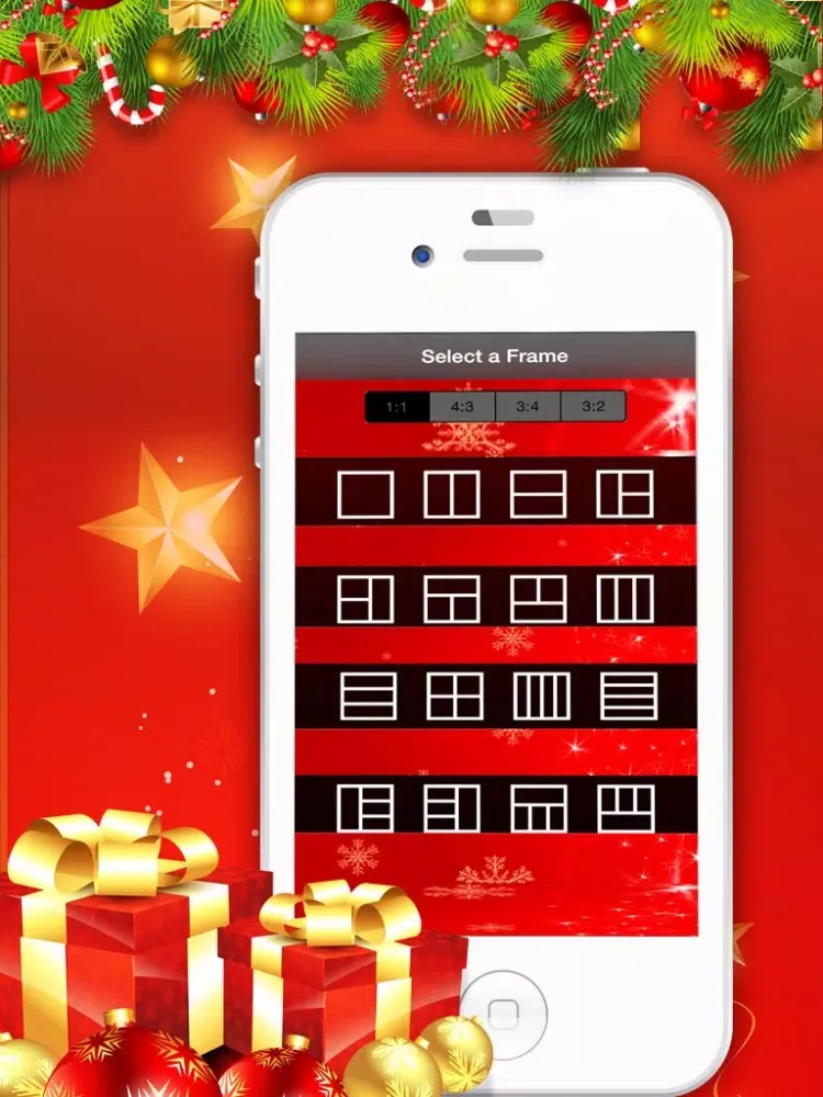 Christmas Photo Collage Maker - Swag Selfies With Pic Frame Ex Effects iPad  स्क्रीनशॉट