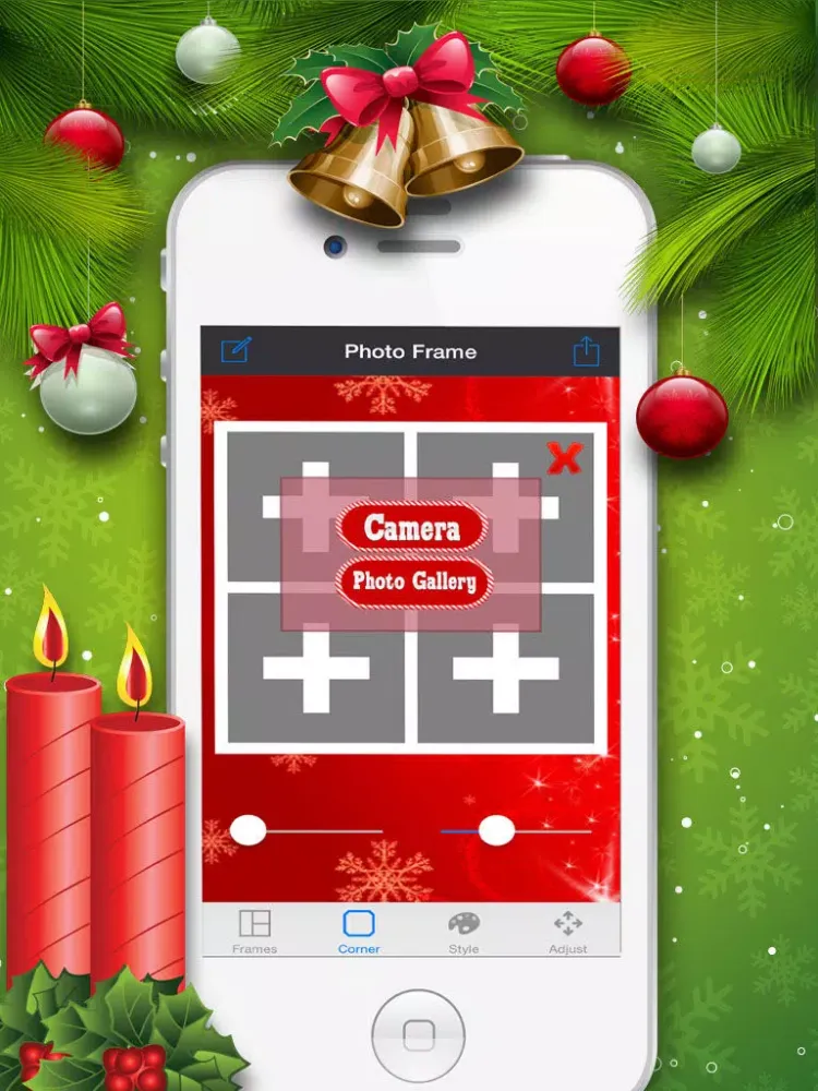 Christmas Photo Collage Maker - Swag Selfies With Pic Frame Ex Effects iPad  स्क्रीनशॉट