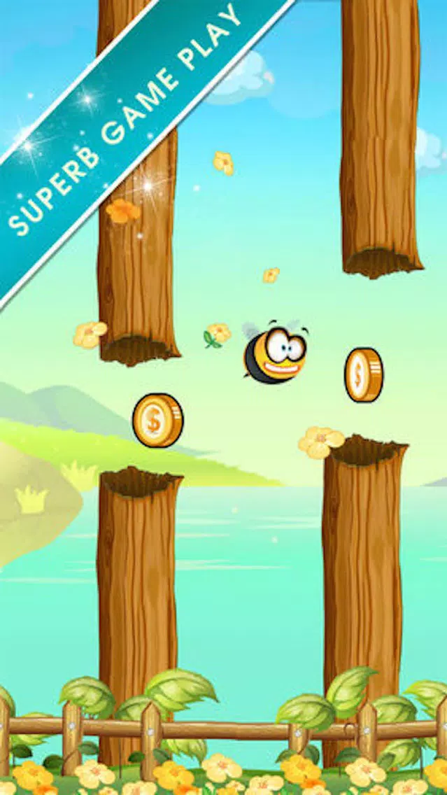 Flappy Bumbee Pro - Honey Bumble Swarm 스크린샷
