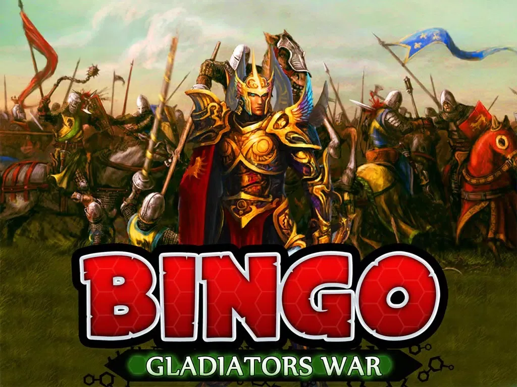 Gladiators War Bingo - Free Bingo Game iPad  Screenshots