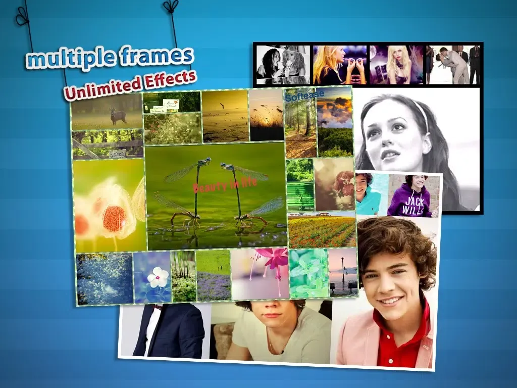 Zrzuty ekranu Insta Collage Photo Frame Pro - Swag Collage with Pic Frame Ex Effects iPad 