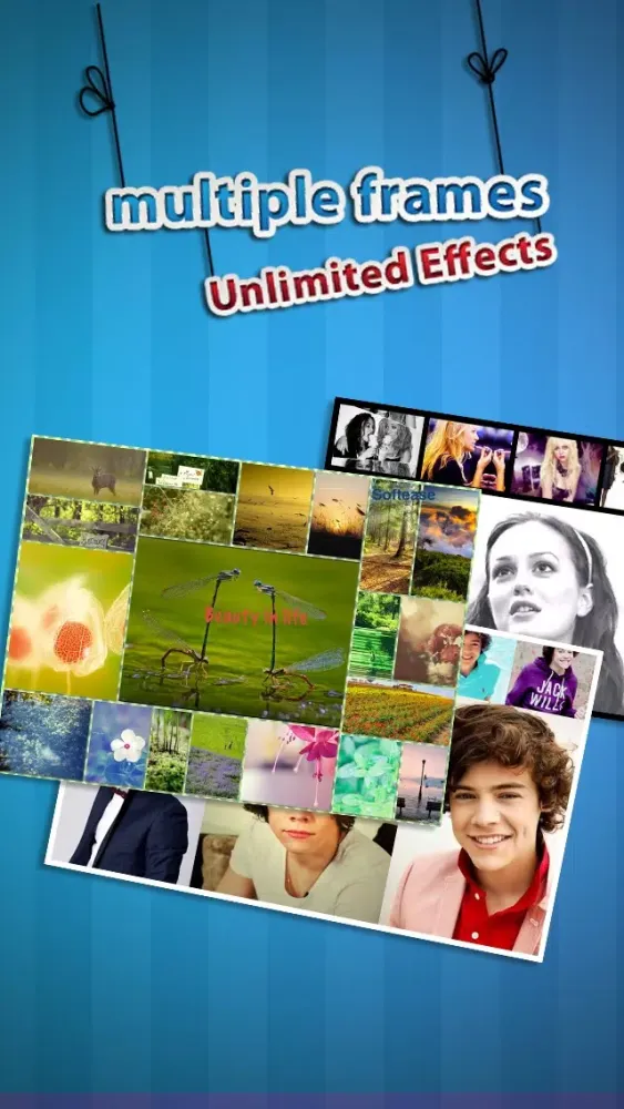 Zrzuty ekranu Insta Collage Photo Frame Pro - Swag Collage with Pic Frame Ex Effects
