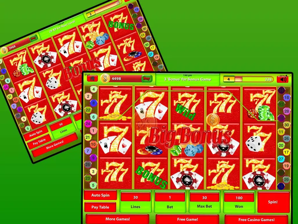 Capturas de tela do Las Vegas 777 Trophy jackpot iPad 