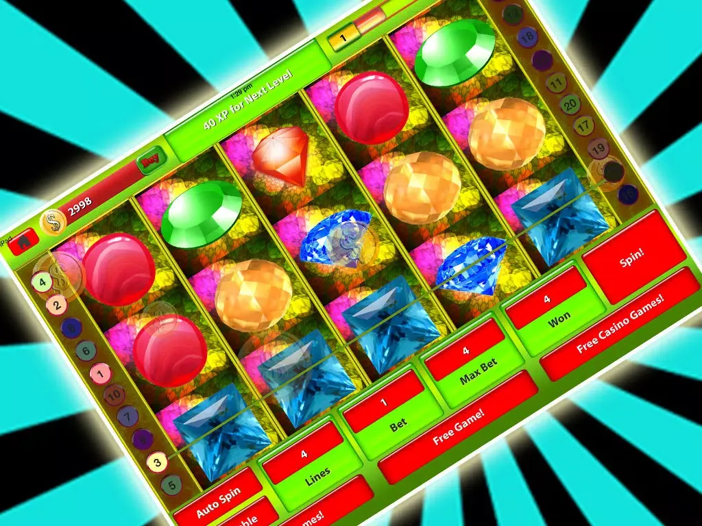 Capturas de tela do Las Vegas 777 Trophy jackpot iPad 