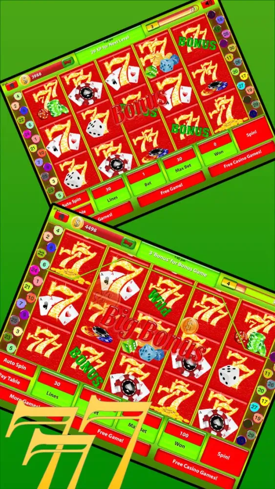 Capturas de tela do Las Vegas 777 Trophy jackpot