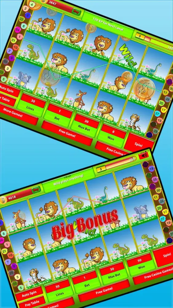 Capturas de tela do Las Vegas 777 Trophy jackpot